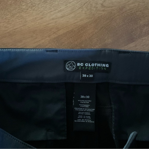BC Clothing Expedition Men’s Fleece Lined Pants 38 X 30, New Condition - Picture 5 of 10